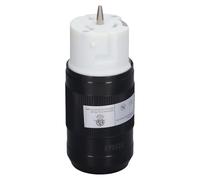Aramox Connecteur de Verrouillage de Torsion de la Bougie du Générateur 50A, NEMA 50R 125V 250V AC 3 Pose 4 Fil pour RV Automobile, Base en Nylon Robuste, Dispositif de Décharge de