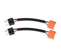 Aramox Connecteur en céramique, 2Pcs H4 / 9003 / HB2 Prise de connecteur en céramique Prise de rallonge de câblage Adaptateur de Prises de câblage