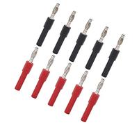 Aramox Connecteur Fiche Banane, Matériau PA et Laiton, Compatible avec les Multimètres, Offre une conductivité élevée et des Applications Polyvalentes pour l'électronique