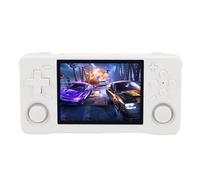 Aramox Console de Jeu Portable Rétro, Console de Jeu Portable ABS avec écran HD 3,5 Pouces 640 X 480, RK3326 64 Bits A35, Batterie 4000 MAh, pour Les Joueurs de Rétro de Voyage à Domicile (128GB)