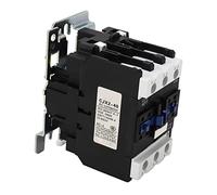 Aramox Contacteur AC Industriel 40 A 380 V CJX2, Montage sur Rail DIN électrique, Moteur 3P, Climatiseur, Condensateur, Compresseur, Commandes électriques, Relais de Remplacement, Bobine Puissante,