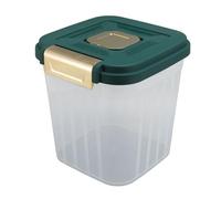 Aramox Conteneur de Stockage de Riz Multifonctionnel, Bac à Grains épais pour le Stockage du Riz, Cuisine Domestique, Matériau PP (Couleur verte 5kg)