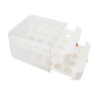 Aramox Conteneur de Stockage D'œufs au Réfrigérateur, Boîte Fraîche Transparente, Style Tiroir de Réfrigérateur, Accès aux œufs PP + PET, Matériaux Robustes Congelés