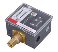 Aramox Contrôleur de Pression, Interrupteur de Diaphragme en Acier Inoxydable de Type SPDT NPT1 / 4-18, Usages Multiples, Couvercle en Plastique pour les Pompes à Eau Chaudières