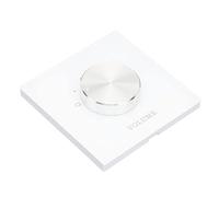 Aramox Contrôleur de Volume pour Maison Intelligente, Réglage Rotatif à 5 | Commutateur de Syntonisation Stéréo à Deux Canaux pour Deux Enceintes, Contrôle de Musique de Fond sur Panneau ABS, Câblage