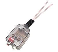 Aramox Convertisseur audio de voiture, haut-parleur réglable stéréo de voiture haut à bas convertisseur ABS audio de ligne d'impédance de