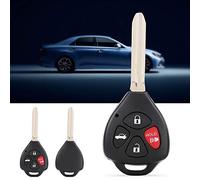 Aramox Coque de clé Télécommande à 4 Boutons pour , Matériau Plastique Durable, Remplacement Parfait pour Les Clés Cassées, Idéal pour Les Modèles 2011