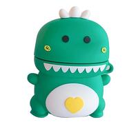 Aramox Coques pour écouteurs en Silicone, Forme de Dinosaure Mignon, étui | Protection intégrale antichoc, design dinosaure 3D vif, léger et portable, compatible avec les écouteurs iOS.