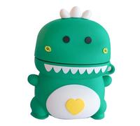 Aramox Coques pour écouteurs en Silicone, Forme de Dinosaure Mignon, étui | Protection intégrale antichoc, design dinosaure 3D vif, léger et portable, compatible avec les écouteurs iOS.