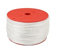 Aramox Corde de Démarrage, Corde de Démarrage à Traction en Fibre 100 M 4 Mm de Remplacement Haute ténacité pour Tondeuse à Gazon GX160 GX200 GX240 GX270 GX340 GX390 Utilisation de Petit Moteur (Chm)