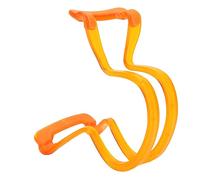 Aramox Correcteur de Collimateur d'arc de Violon, Redresseur d'arc en Silicone ABS pour Violons 4 4 3 1 2, Guides 'archet Droit, Corrige la Posture du Poignet, pour les étudiants Débutants (ORANGE)