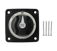 Aramox Coupe Circuit 24V 3 Positions 12V Battery Switch Commutateurs de Batterie Aramox, Commutateur de Sélection de Batterie 300A Interrupteur de Coupure de Batterie Marine à 3 Positions pour Bateau