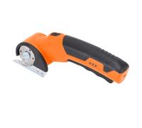 Aramox Coupes électriques sans Fil à Puissance Rechargeable Cutter sans Fil, tissu avec Serrure de sécurité et Lame de Rechange pour la Couture de L'artisanat (ORANGE)