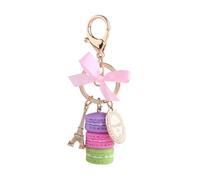 Aramox Course Macaron, Charme de Voiture de Tour en Alliage coloré, Charmant Sac à Main pour Sac à Main et Téléphone (PURPLE)
