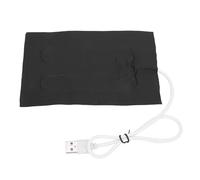 Aramox Coussin Chauffant en Tissu USB 15,4 X 10 Cm, 5 V 1 A 5 W | Chauffage portable, construction en tissu flexible, atteint rapidement 45-55 °C, alimenté par USB, pour écharpes et tapis
