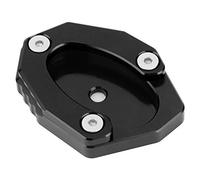 Aramox Coussin de béquille de Moto Moto, Support de béquille de Moto, Plaque d'extension de Support latéral en Alliage d'aluminium KSP-106-set adapté pour Z650 / Z900(Noir)