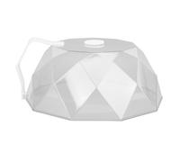 Aramox Couvercle Alimentaire pour -ondes, Couvercle Anti-éclaboussures pour -ondes en PC ABS avec Grille d'aération Réglable et Poignée, 10,2 X 4,3 Pouces, 104 °F à 312 °F pour Réchauffer les (WHITE)