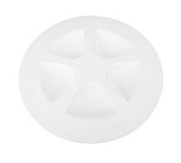 Aramox Couvercle d'accès au Pont de Bateau de 8 Pouces, Couvercle de Trappe d'inspection Rond en Matériau ABS pour Yachts et Bateaux (White)