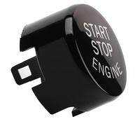 Aramox Couvercle de Bouton de Démarrage et d'arrêt de Moteur de Voiture, Bouton Poussoir ABS pour Série F G X F20 F30 F10 X3 X5, 3 Cm de Diamètre, Installation Facile avec Tournevis et Argile,