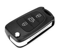 Aramox Couvercle de porte-clé, housse de protection pour boîtier de clé à télécommande à 3 boutons pour télécommande Rondo Sportage Soul Rio