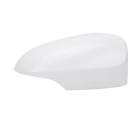 Aramox Couvercle de Rétroviseur Extérieur, Capuchon de Rétroviseur Blanc ABS Résistant aux Intempéries pour Véhicule, Conception Antichoc, Protège Contre Les Dommages, Convient à des Modèles de (À