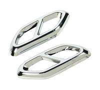 Aramox Couvercle de Silencieux de Tuyau d'échappement, Matériau ABS, Design élégant, Protection Solide pour les Utilisateurs de la Ligne Classe GLC X254 AMG (SILVER)