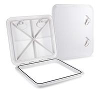 Aramox Couvercle de Trappe de Pont, Structure ABS Robuste, Plaque de Pont Marine 20,1 X 18,1 Pouces pour Bateaux et Yachts