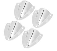 Aramox Couvercle D'évent de Câble en Fil Métallique de 4pcs, Couvercle de Ventilation de Ventilation du Tuyau à Clapet en Acier Inoxydable pour Les Bateaux, Les Yachts