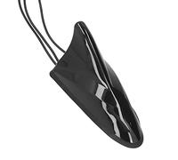 Aramox Couverture d'Antenne de Toit de Voiture, Antenne d'autoradio à Aileron ABS 3 en 1 GPS FM WiFi 12V avec Câble de 16,4 Pieds, Support fileté et collé, pour Voitures Camions SUV RV Mise à