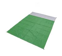 Aramox Couverture de Plage, Tapis de Plage Portable en Tissu Polyester Imperméable, Tapis de Pique-Nique Pliable Léger pour Le Camping en Plein Air et Les Activités de (Gris Vert)