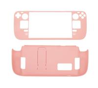 Aramox Couverture Protectrice de la Kickstand à l'épreuve des Chocs Ergonomic PC Standard Case pour Steam Deck avec Le Jeu Handlesd Empêche la Douleur (Pink)