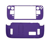 Aramox Couverture Protectrice de la Kickstand à l'épreuve des Chocs Ergonomic PC Standard Case pour Steam Deck avec Le Jeu Handlesd Empêche la Douleur (Violet foncé)