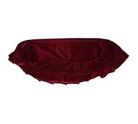 Aramox Couvre-Tabouret de Piano, Velours doré Doux avec Décor en Dentelle, Couvercle de Siège Simple à Preuves, s'adapte à la Plupart des Pianos, Facile à Nettoyer (Cramoisi)