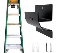 Aramox Crochet D'échelle en Métal à Montage Mural Robuste, capacité de 50lb, Rangement de Garage pour Chaise de Brouette, Outil de Jardin