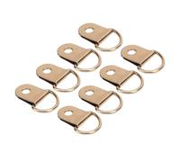 Aramox Crochets en Dentelle à Chaussures et Boucle de Bague D 50 Ensembles D'accessoires de Réparation Métalliques pour Bottes, Sacs et Artisanat (GOLD)