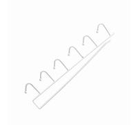 Aramox Crochets pour Tasses à café, Crochets Sous Armoire, Support Suspendu Universel, Organisateur Multifonction pour Ustensiles de Cuisine, Rangement de Clés D'écharpe (WHITE)