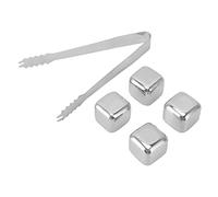 Aramox Cubes de Glace en Acier Inoxydable, Pierres à Whisky (4 pièces