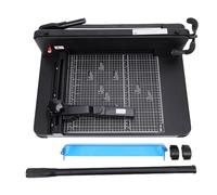 Aramox Cutter en Papier Robuste, 400 FEP CAPACITION 17 Pouces Longueur de Coupe, Tondeuse en Acier Inoxydable avec Pince, Tranchant à Travers une épaisseur de 1,5 Pouce de Rotation et