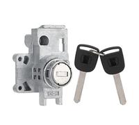 Aramox Cylindre côté Conducteur Gauche en Alliage d'aluminium, Cylindre 72185TA0A01 avec 2 Clés de Remplacement Direct pour Berline 2008 2012