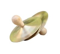 Aramox Cymbales à Main 2 Pièces, Matériau en Cuivre avec une Excellente qualité Sonore pour les Enfants, Faciles à Saisir pour l'éducation Musicale