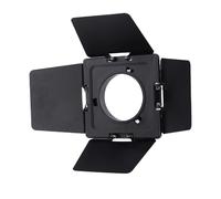 Aramox Déflecteur de Lumière à 4 Feuilles, Portes de Grange Pliables en Alliage d'aluminium avec Lames Réglables pour YN150, Contrôle de la Lumière Portable pour Vlogs et Photographie