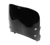 Aramox Déflecteur de Vent de Pare-brise de Moto en PMMA avec Support de Montage, Carénage de Phare pour Scrambler 400X Speed 400 Street Scrambler 900 Riders (BLACK)
