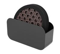Aramox Dessous de Verre en Silicone, Ensemble de Dessous de Verre Design Imitation Rotin Résistant à la Chaleur, 4 Pièces 6,3 Pouces pour Une Utilisation sur Table à Manger de Cuisine à Domicile