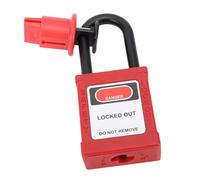 Aramox Disjoncteur Cadenas de sécurité Conception Non Conductrice Équipement Industriel Dispositifs de Vanne de Consignation Équipement électrique Sites électriques Industriels Nylon Acier Inoxydable