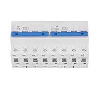 Aramox Disjoncteur de Circuit de Conversion imbriqué, Matériau en PVC, capacité de Rupture élevée, Protection des Fuites, AC400V 4500A pour les Hôpitaux et les Gratte-ciel (32A)