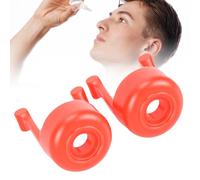 Aramox Dispositif de Guidage de Gouttes Oculaires, Outil D'assistance en | Applicateur de Gouttes Oculaires Portable pour un Placement Précis, Silicone Souple Réutilisable, Réduit les Tremblements