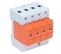 Aramox Dispositif de Protection Contre Les Surtensions 4P Boîtier PC Protecteur de Surtension sur Rail DIN AC 420 V RMU1 C60 avec Fenêtre Indicatrice Coque Ignifuge pour Utilisation dans Une Boîte