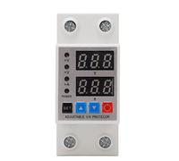 Aramox Dispositif de Protection de Tension 40A, PC Ignifuge, Sous un Relais de Protection Sous Tension avec Double Affichage, Idéal pour les Appareils électriques