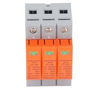 Aramox Dispositif de Protection PC Ignifuge 3P, 1000VDC, 20kA à 40kA, Montage sur Rail DIN pour Utilisation Domestique, Boîte de Distribution Photovoltaïque Solaire
