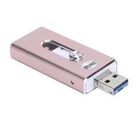 ARAMOX Disque 3 en 1 U 3 en 1 Micro U Disk 256 Go OTG Flash Drive USB pour Memory Stick pour Android / iOS / Windows